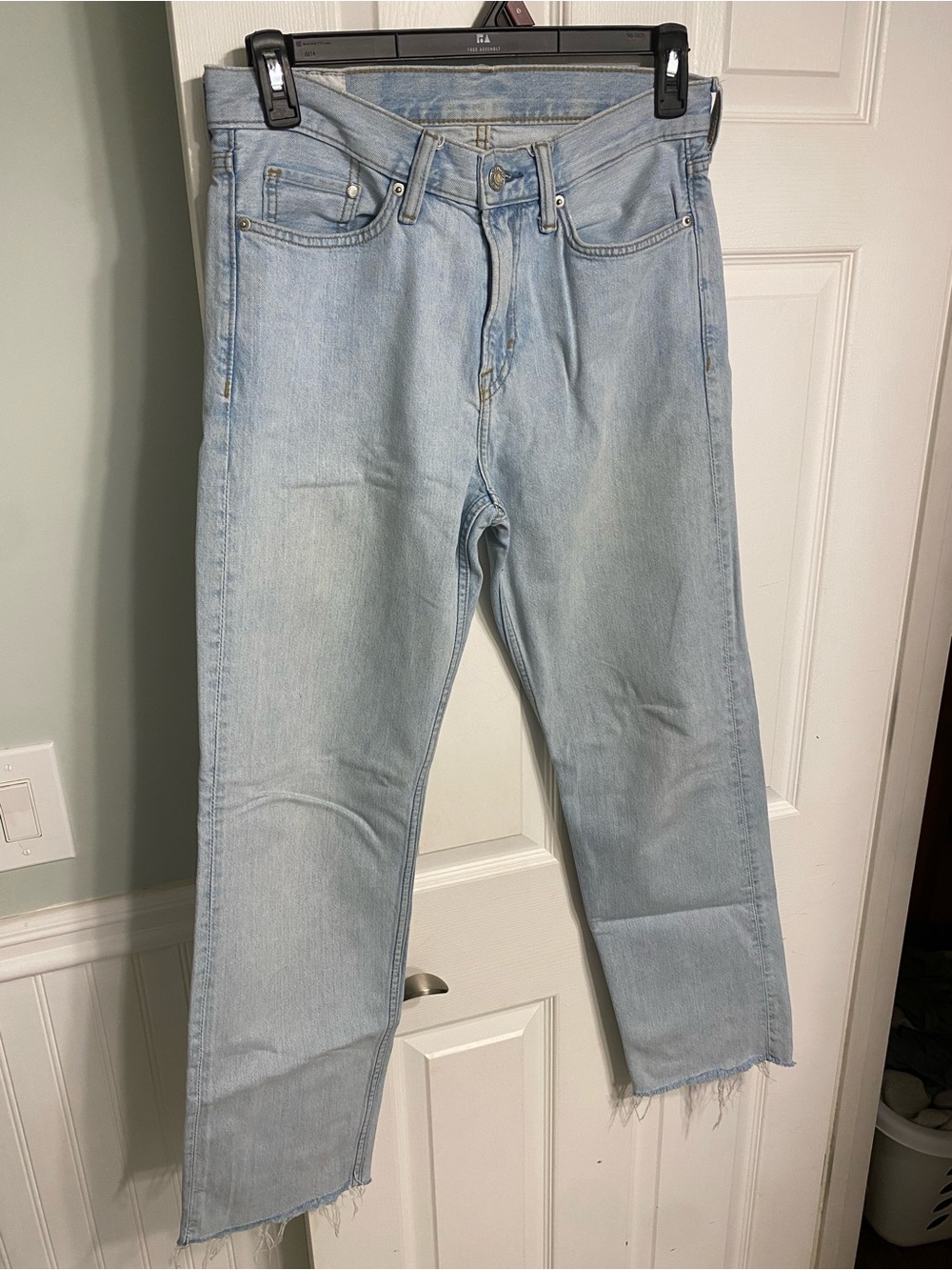 H&M Light Blue Relaxed Fit Denim Jeans